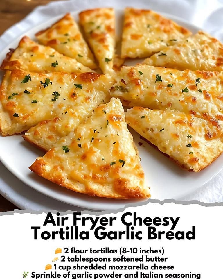 Air Fryer Cheesy Tortilla Garlic Bread FB_IMG_1767451821331